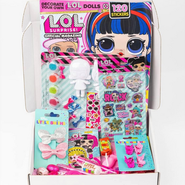 Girls sticker box